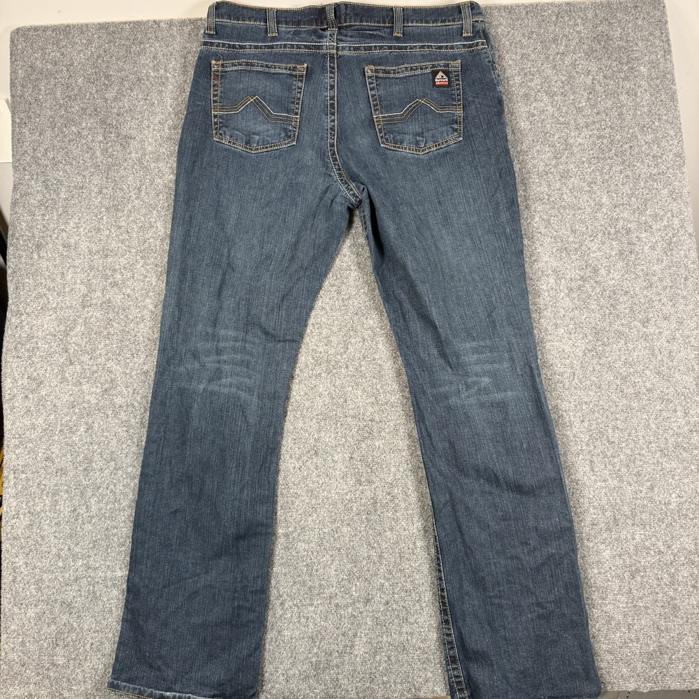 Bulwark FR Jeans Mens 40x36 PSJ2SD2 Flame Resistant Stretch Denim Work Pants - Picture 9 of 11